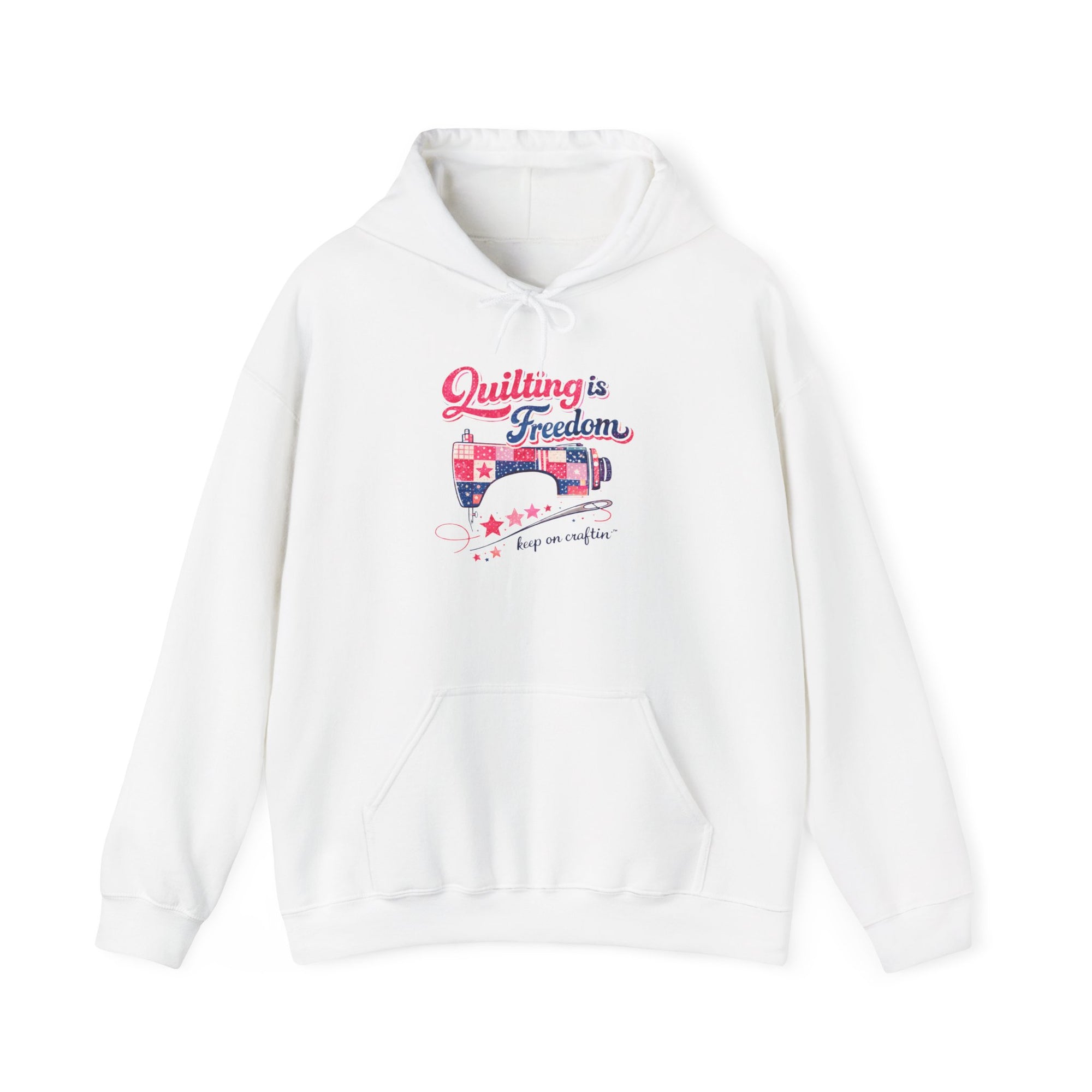 Quilting is Freedom | Limited Edition Hoodie | The Crafty Author
