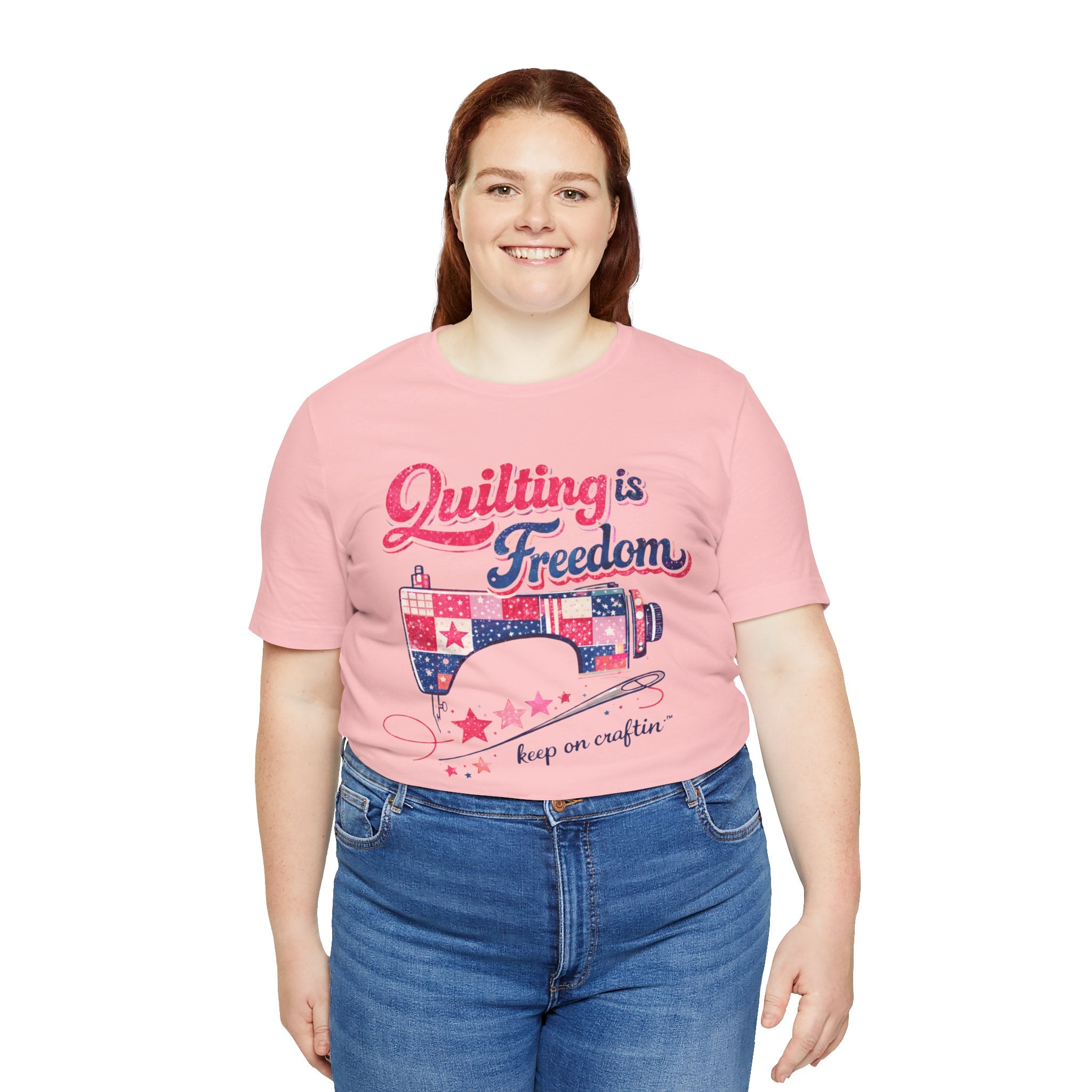 Quilting is Freedom | Limited Edition T-Shirt| The Crafty Author
