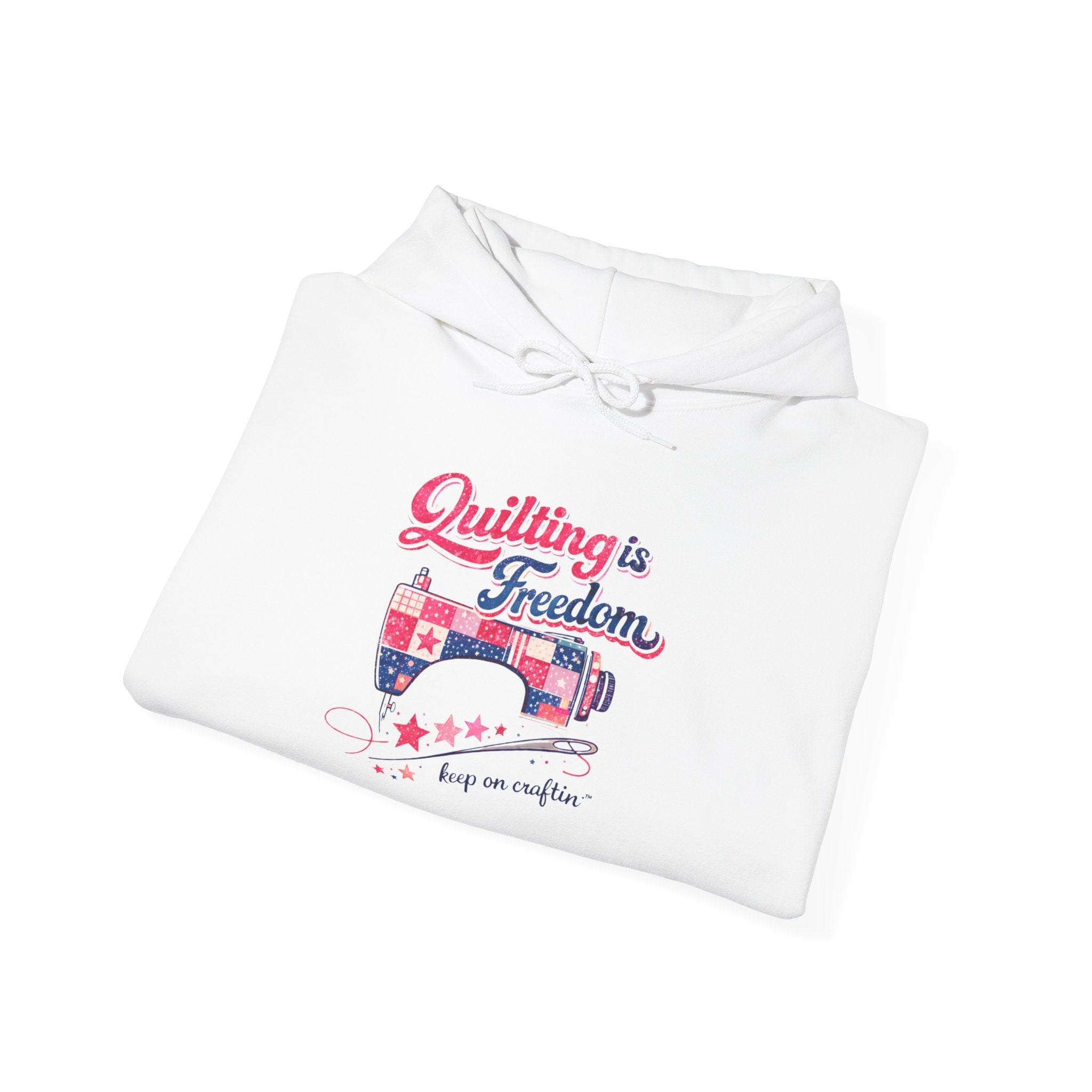 Quilting is Freedom | Limited Edition Hoodie | The Crafty Author