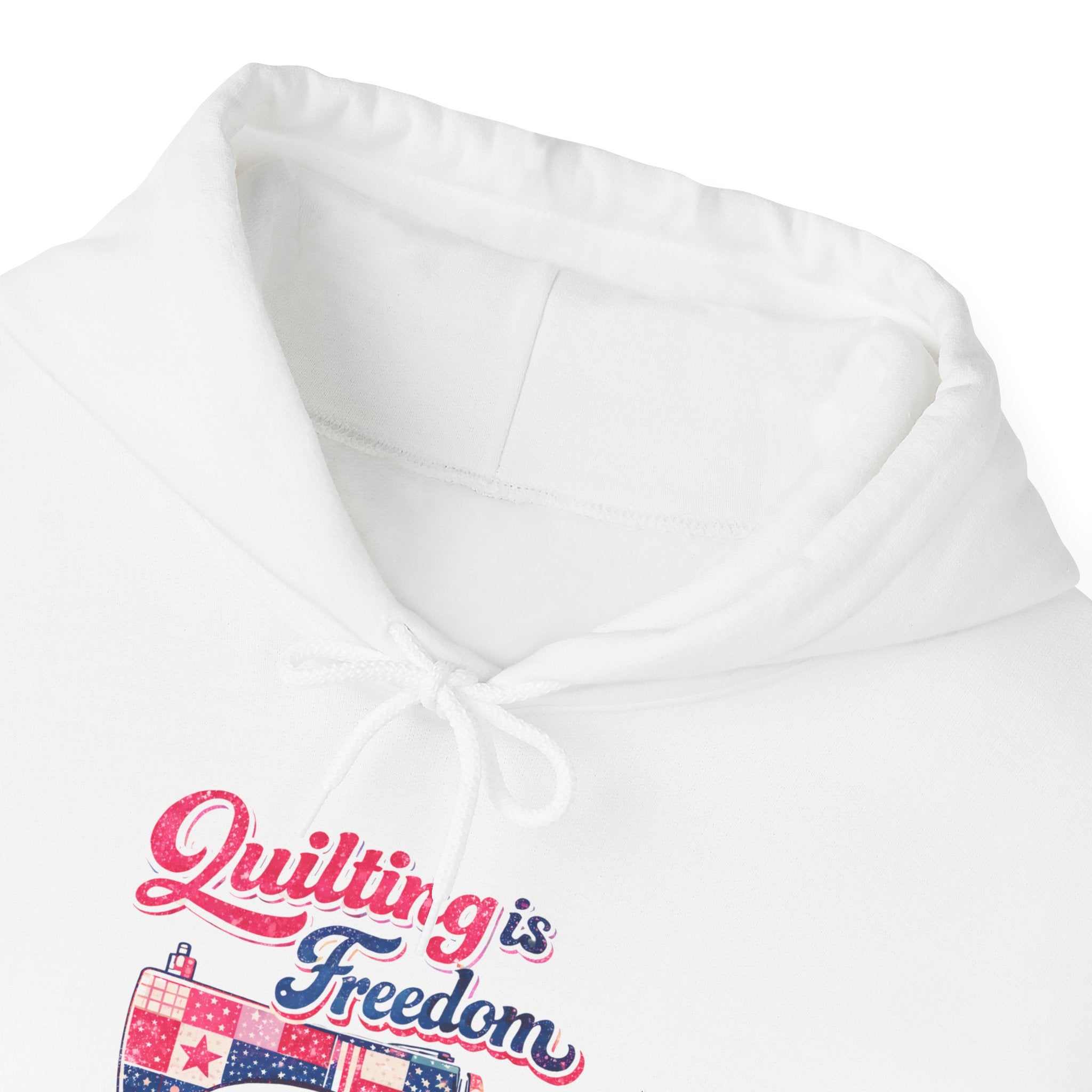 Quilting is Freedom | Limited Edition Hoodie | The Crafty Author
