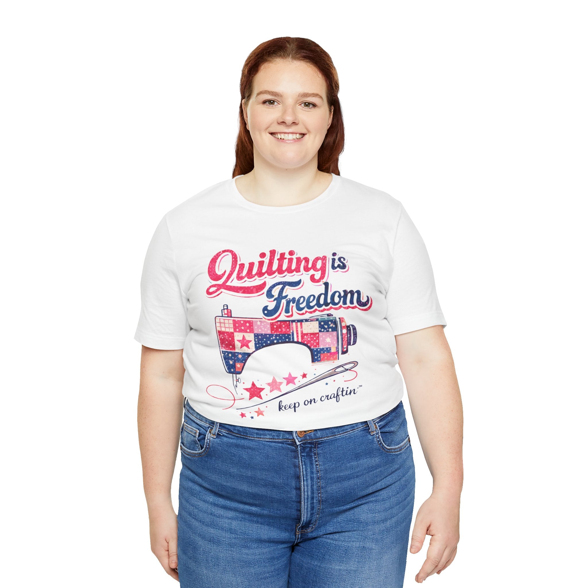 Quilting is Freedom | Limited Edition T-Shirt| The Crafty Author