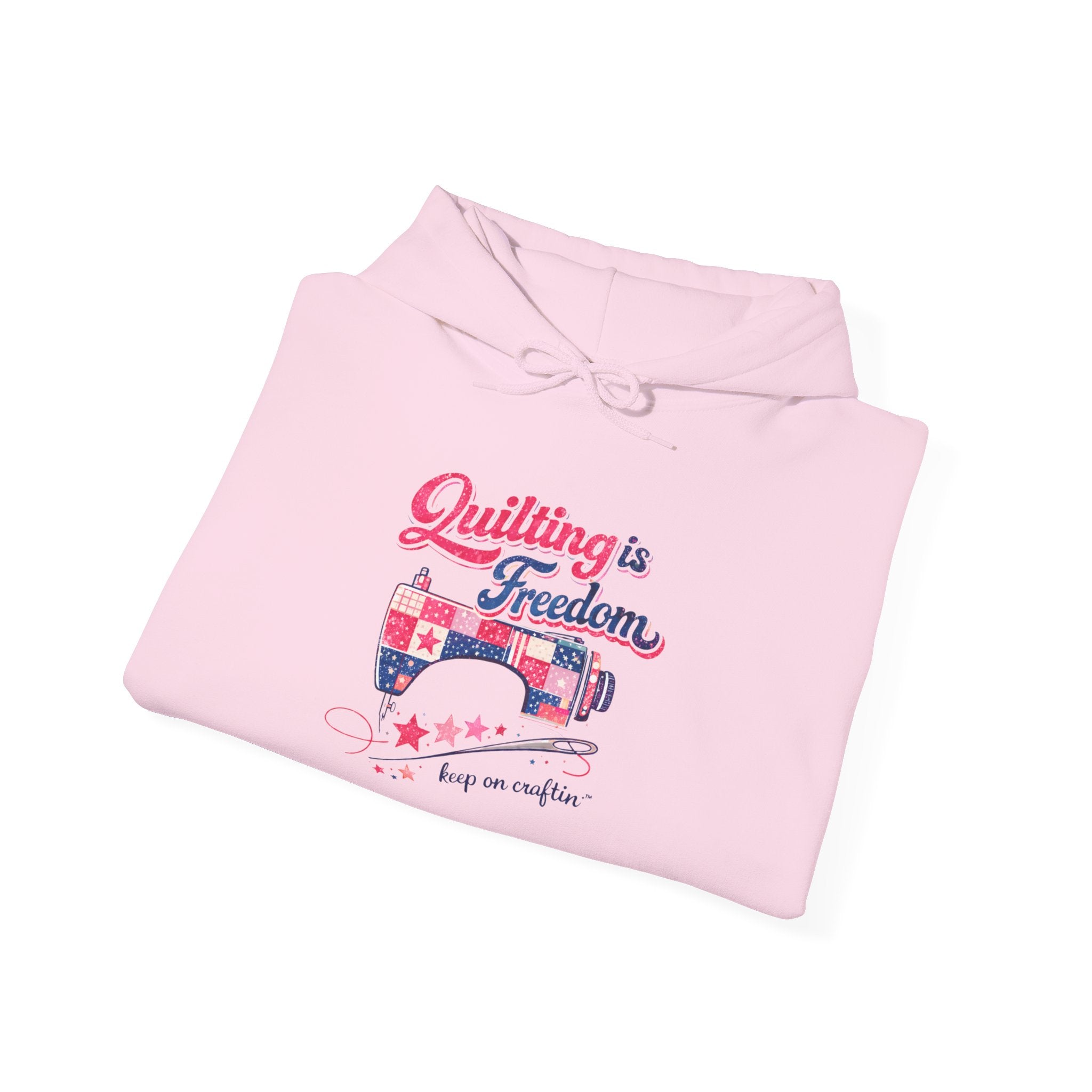 Quilting is Freedom | Limited Edition Hoodie | The Crafty Author