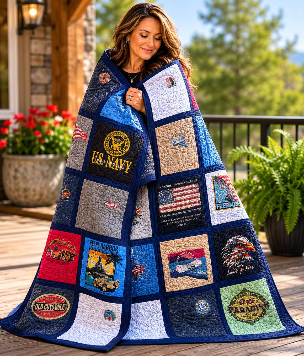 The Quilted Tee- T-Shirt Quilt