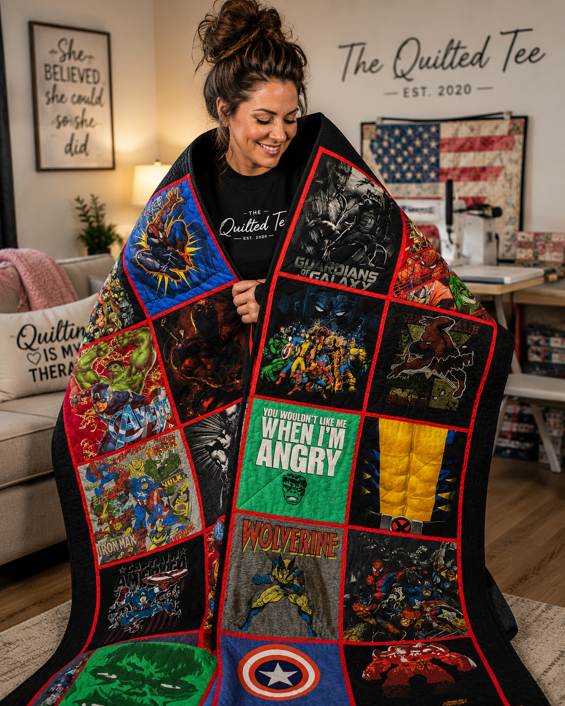 The Quilted Tee- T-Shirt Quilt