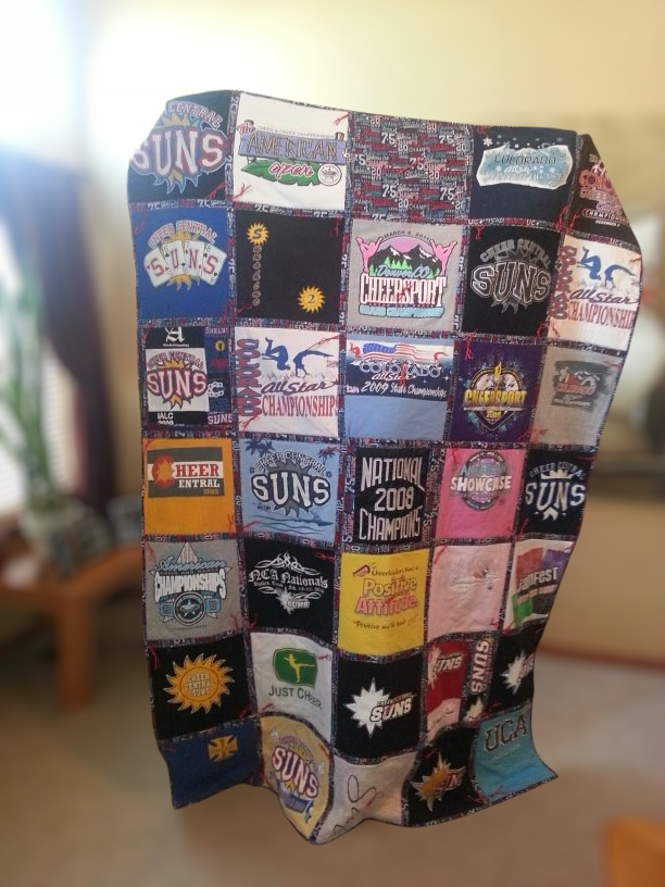 The Quilted Tee - Cheerleading