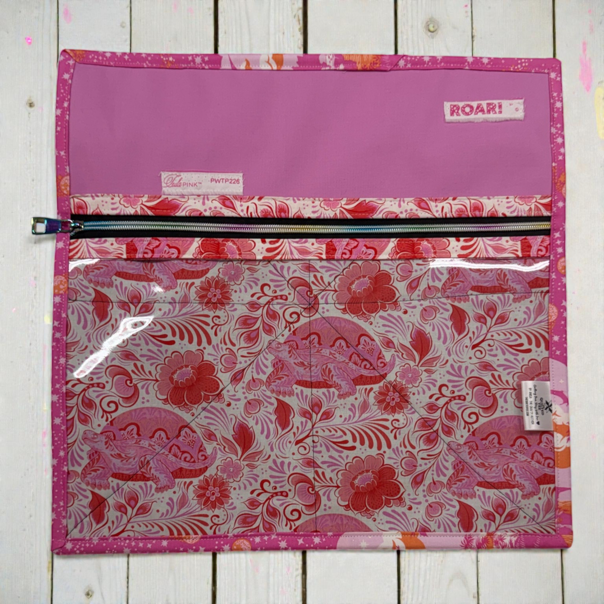 Large 15"x15" Tula Pink Project Bag