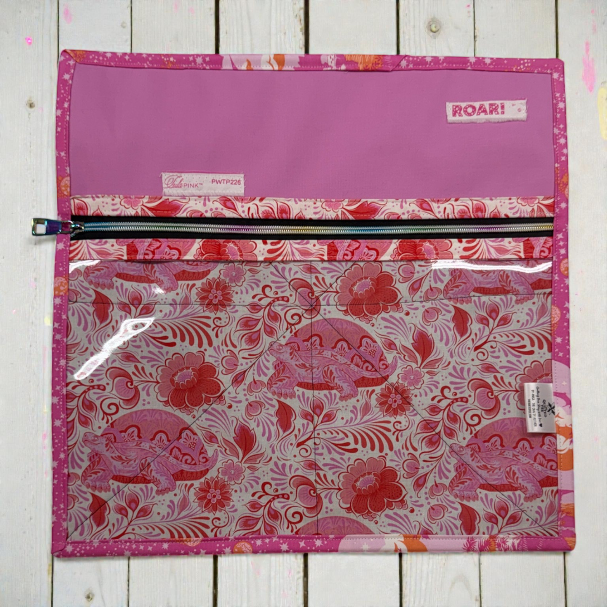 Large 15"x15" Tula Pink Project Bag