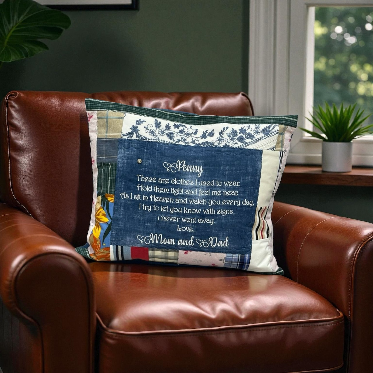 Single Shirt Memory Pillow without Embroidery