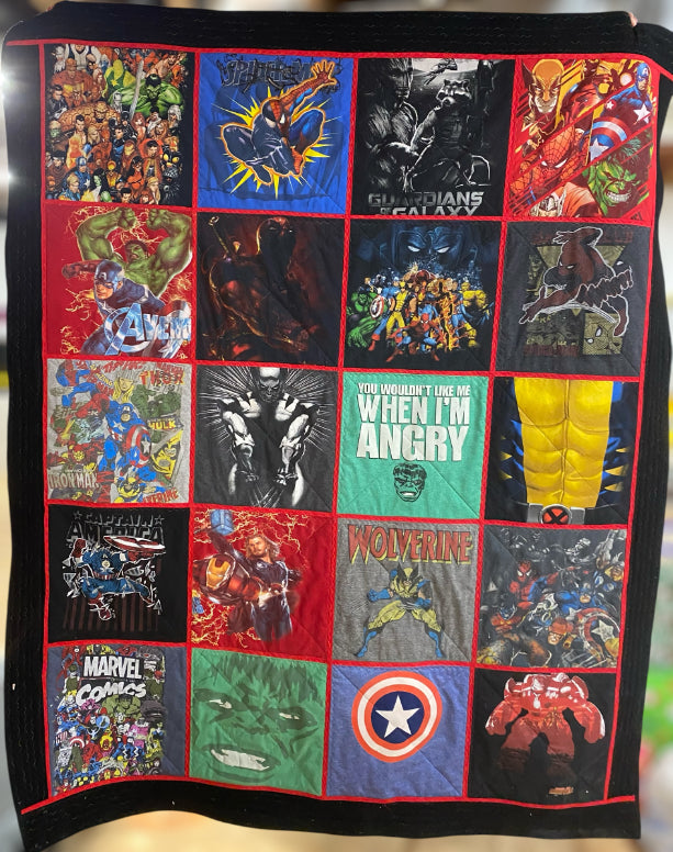 The Quilted Tee - Super Hero