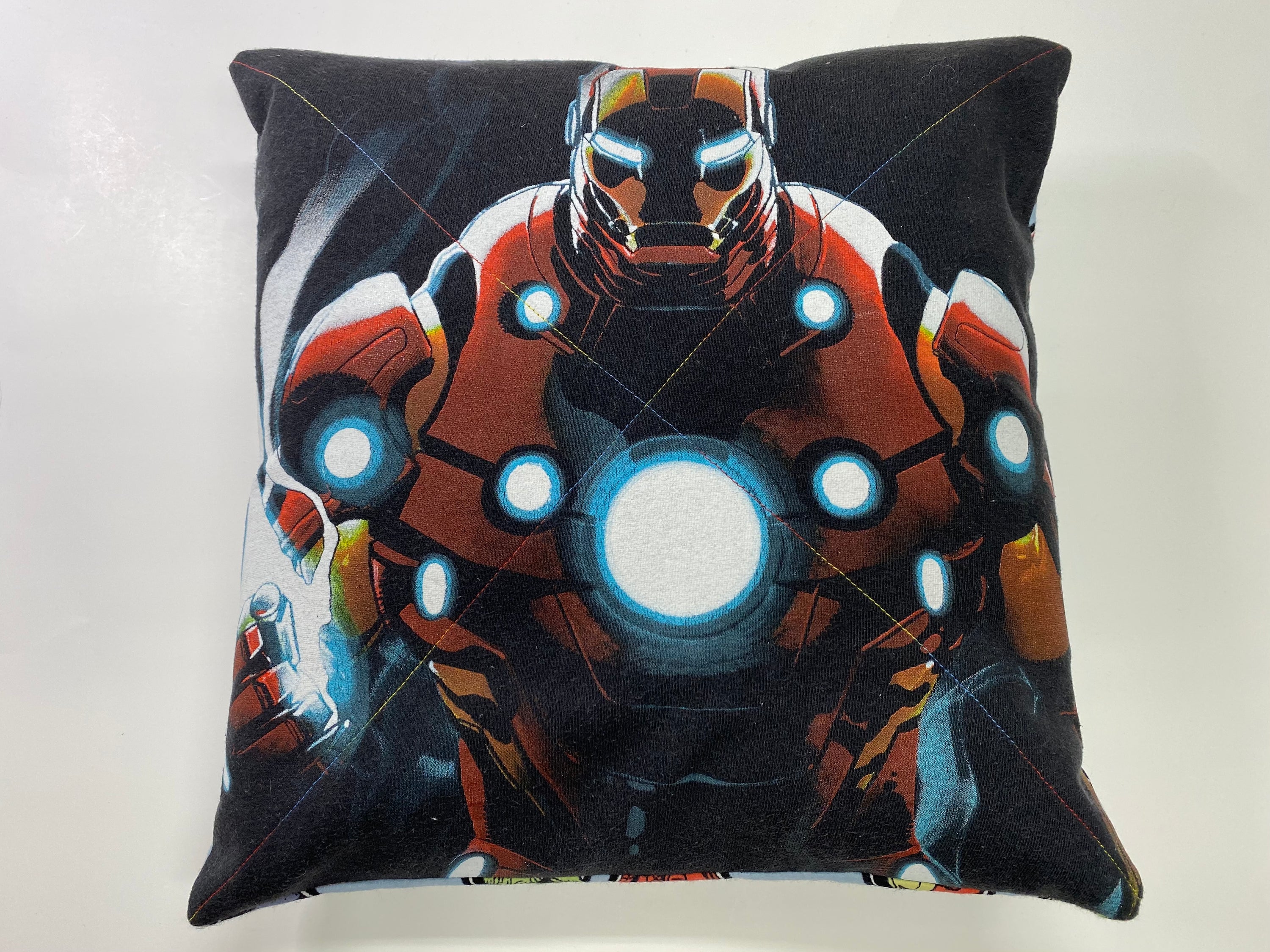 Single T-Shirt Quilt Pillow